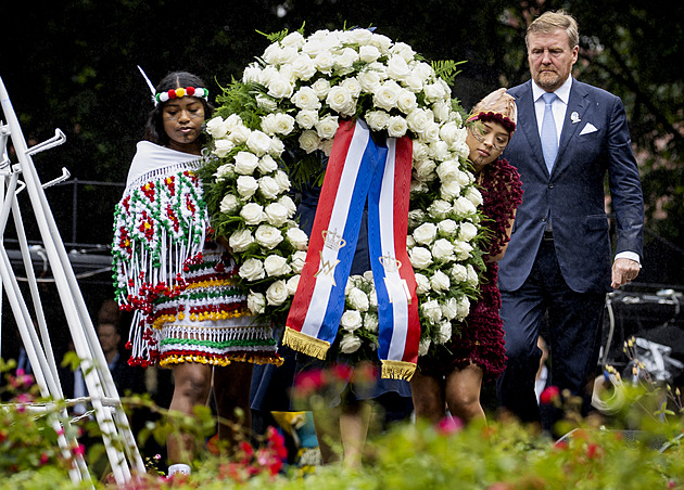 Žádám o odpuštění, omlouval se za roli své země v otroctví nizozemský král