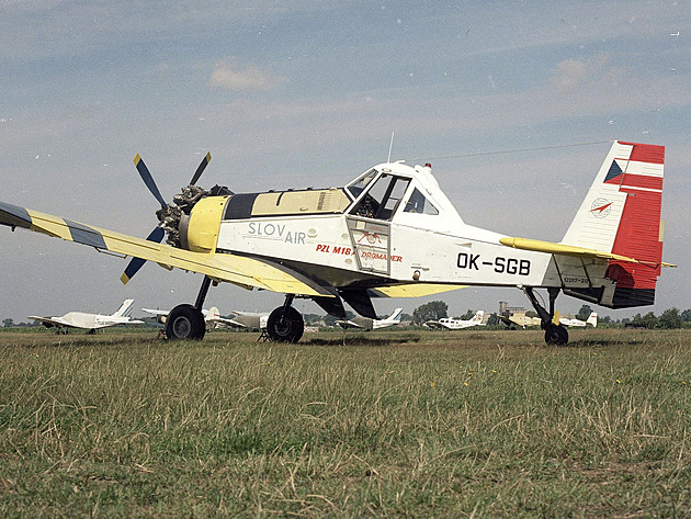 PZL M18A Dromader podniku Slov-Air