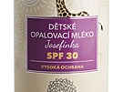 Dtské opalovací mléko Josefínka s OF 30 a s pírodním minerálním UV filtrem...