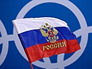 Ruská vlajka a olympijské kruhy? Naprosto nesluitelná mylenka.