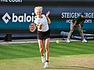 eská tenistka Kateina Siniaková na turnaji v Bad Homburgu.