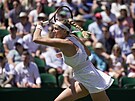 eská tenistka Petra Kvitová ve druhém kole Wimbledonu.