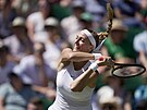 eská tenistka Petra Kvitová ve druhém kole Wimbledonu.