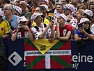 Baskití fanouci se kochají atmosférou Tour de France.