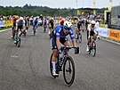 Belgický cyklista Jasper Philipsen z Alpecinu vítzí ve tvrté etap Tour de...