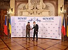 Pokrauje dvoudenní návtva ukrajinského prezidenta Volodymyra Zelenského v...