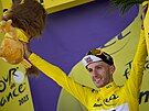 Adam Yates ve lutém dresu po tetí etap Tour de France