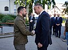 Ukrajinský prezident Volodymyr Zelenskyj se setkal se svým polským protjkem...