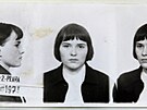Policejní fotografie Olgy Hepnarové z roku 1973.