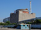 Ruská hlídka u Záporoské jaderné elektrárny (15. ervna 2023)