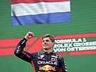 Max Verstappen po výhe na Velké cen Rakouska