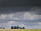 Fernando Alonso bhem závodu na Velké cen Velké Británie