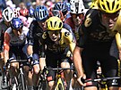 Jonas Vingegaard bhem druhé etapy Tour de France