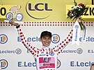 Neilson Powless získal puntíkovaný dres v první etap Tour de France