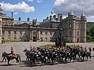 lenové armády v paláci Holyroodhouse (Edinburgh, 5. ervence 2023)