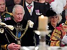 Král Karel III. a královna Camilla na skotské korunovaci panovníka v katedrále...