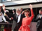 Jií Bartoka a Andrea Bartoková na ukonení MFF KV (Karlovy Vary, 8. ervence...