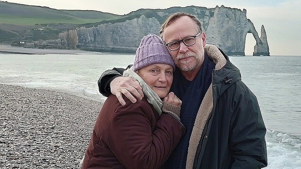 Regina Rázlová a Karel Roden pi natáení filmu Tancuj, Matyldo