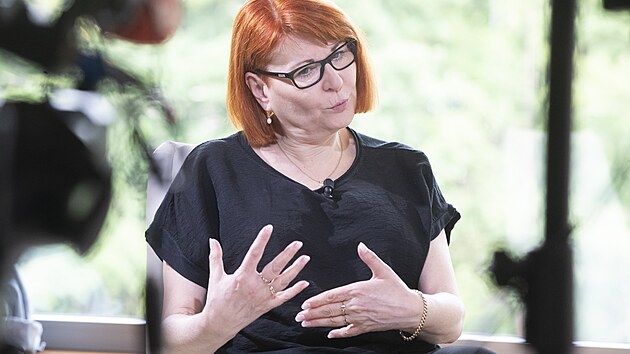 Mluv�� karlovarsk�ho festivalu Uljana Don�tov� (30. �ervna 2023)