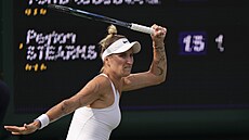 Markéta Vondrouová ve Wimbledonu.