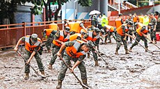 povodn� v �ín� (4. �ervenec 2023)