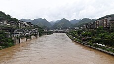 povodn� v �ín� (4. �ervenec 2023)