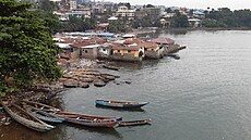 Freetown, pobeí Sierra Leone.