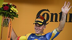 Vítz osmé etapy Tour de France Mads Pedersen