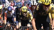 Jonas Vingegaard během druhé etapy Tour de France