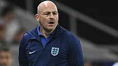 Trenér anglického výbru Lee Carsley bhem finálového utkání proti panlsku