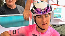 Annemiek van Vleutenová jako vedoucí ena Giro d'Italia