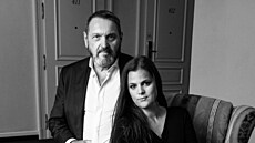 Josef Kokta a Ornella Koktová (Karlovy Vary, 3. �ervence 2023)