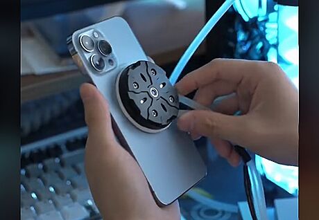 Kutil sestrojil chlazenou magnetickou nabíjeku pro iPhone