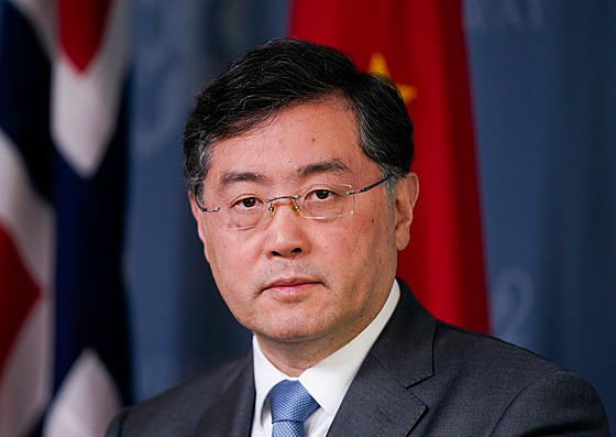 ínský ministr zahranií chin Kang (12. kvtna 2023)