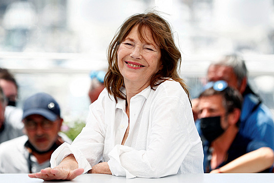 Hereka a zpvaka Jane Birkinová na filmovém festivalu v Cannes. (8. ervence...