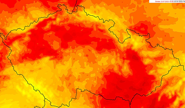 Česko čeká tropický víkend. V sobotu bude 37 stupňů, horka vydrží i dál