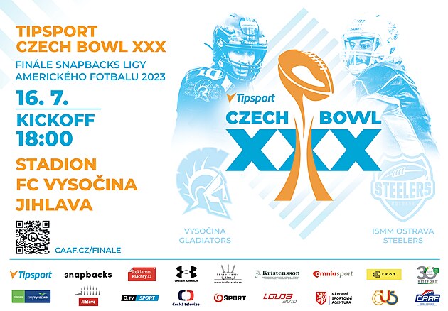 Tipsport Czech Bowl XXX bude soubojem tvrdého útoku a pevnější obrany