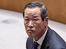 Severokorejský velvyslanec Kim Song vystoupil ped Radou bezpenosti OSN, kde...