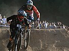 Závod svtové série ve fourcrossu horských kol v Jablonci nad Nisou.