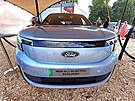 Elektromobil Ford Explorer na festivalu rychlosti v Goodwoodu 2023. Automobilka...