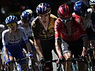 Belgický cyklista Wout van Aert (Jumbo Visma) jede v úniku 15. etapy Tour de...