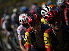 Italský cyklista Giulio Ciccone (Trek) peskoil v 15. etap Tour de France...