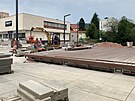Prce na promn centra Kopivnice. S nktermi nen veden msta spokojeno....