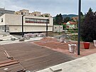 Prce na promn centra Kopivnice. S nktermi nen veden msta spokojeno....