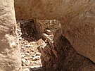 Základy a dalí pozstatky odhaleného statku ve svitavské místní ásti Lanov