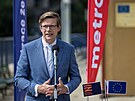 Ministr dopravy Martin Kupka na slavnostnm zahjen rekonstrukce Branickho...