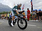Jasper Philipsen z Alpecinu bhem estnácté etapy Tour de France.