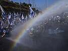 Demonstrace v Izraeli proti justiní reform (11. ervence 2023)