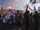 Demonstrace v Izraeli proti justiní reform (11. ervence 2023)