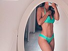 Eva Bureová se krátce ped ticátými narozeninami pochlubila na Instagramu...